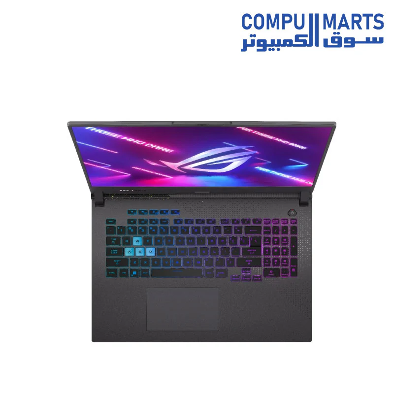 Asus ROG Strix G17 G713PV-HX019W Gaming Laptop 17.3-inch FHD 144Hz AMD R9 7845HX 16GB RAM 1TB SSD RTX 4060 8GB Win11 + ROG Backpack, 90NR0C34-M00BL0 - Image 3