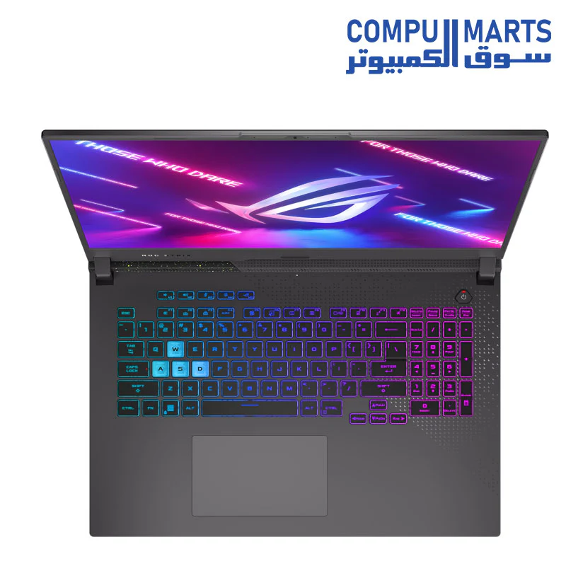 Asus ROG Strix G17 G713PV-HX174W Gaming Laptop, AMD Ryzen 9 7940HX, 16GB RAM, 1TB SSD, RTX 4060 8GB, 17.3” FHD 144Hz, Win11 + ROG Backpack - Image 2