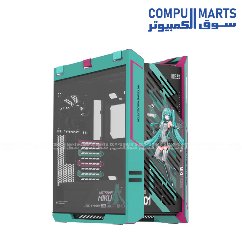 ASUS ROG Strix Helios II GX601S Mid-Tower Gaming Case – EATX Support, Tempered Glass, Pre-Installed 4 Fans, ARGB Lighting - Image 3