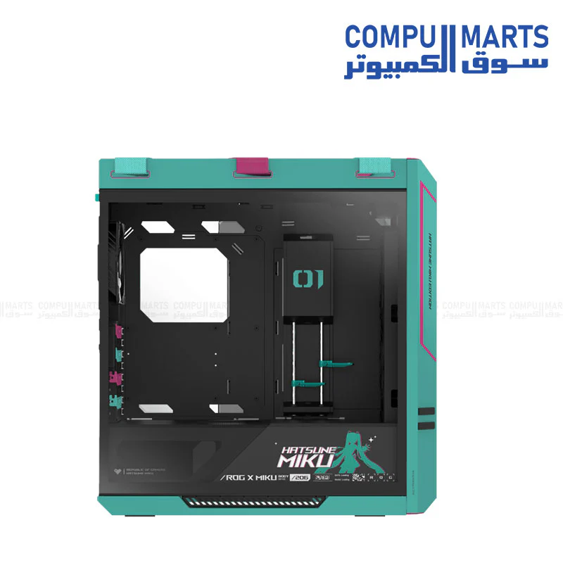 ASUS ROG Strix Helios II GX601S Mid-Tower Gaming Case – EATX Support, Tempered Glass, Pre-Installed 4 Fans, ARGB Lighting - Image 8