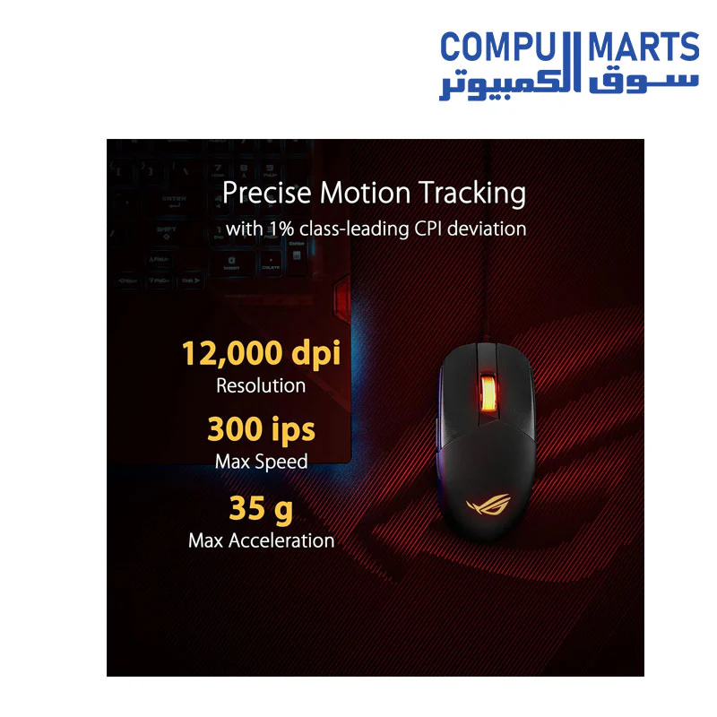 ASUS ROG Strix Impact III Gaming Mouse - Image 3