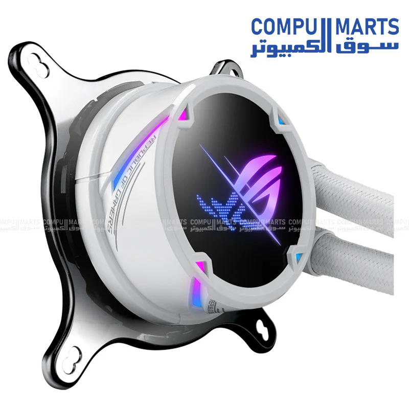 ASUS ROG STRIX LC II 240 ARGB CPU Liquid Cooler – AIO 240mm Radiator – Intel & AMD Support - Image 4