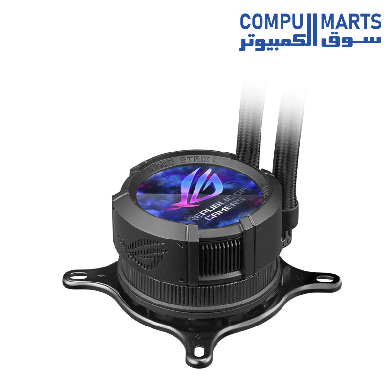 Asus ROG STRIX LC III 360 ARGB LCD Liquid CPU Cooler, 360mm, 7th Gen v2 Asetek Pump, ARGB Fans, Customisable LCD Display, Rotatable Water Block, - Image 5