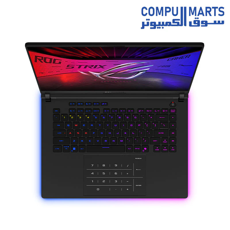 Asus ROG Strix Scar 16 G635LW-AI264W Gaming Laptop, Intel Core Ultra 9 275HX, 64GB RAM, 2TB SSD, RTX 5080 16GB, 16” 2.5K, 240Hz, Win11 - Image 4