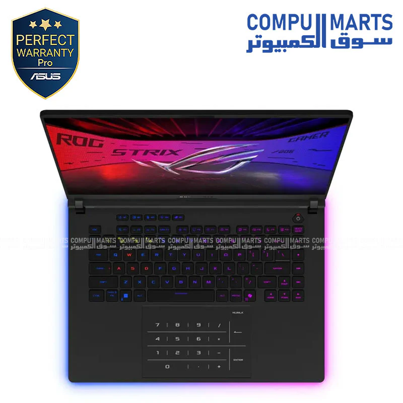 ASUS ROG Strix SCAR 16 G635LX-RW036W – Intel Core Ultra 9 275HX, NVIDIA GeForce RTX 5090 24GB GDDR7, 16″ 2.5K 240Hz Mini LED Nebula HDR Display, 64GB DDR5, 2TB PCIe 4.0 SSD RAID 0, Win11 Home, Wi-Fi 7, Per-Key RGB Keyboard - Image 2