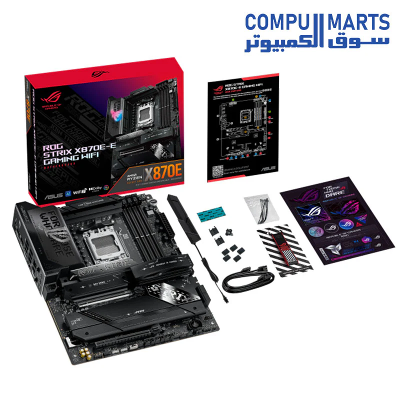 ASUS ROG Strix X870E-E Gaming Wifi DDR5 Motherboard - Image 8