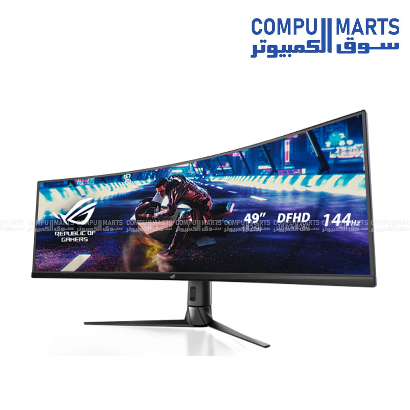 ASUS ROG Strix XG49VQ – 49″ Super Ultra-Wide Curved Gaming Monitor (90LM04H0-B01170) - Image 4