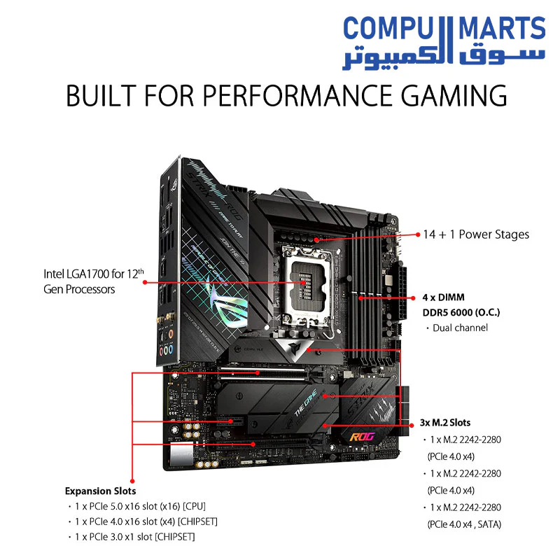 ASUS ROG Strix Z690-G Gaming WiFi 6E LGA 1700(Intel 12th Gen) Motherboard - Image 4