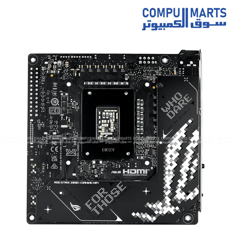 ASUS ROG Strix Z890-I Gaming WiFi Mini-ITX Motherboard – LGA1851, DDR5, PCIe 5.0, Wi-Fi 7, Thunderbolt 4 – Egypt - Image 2