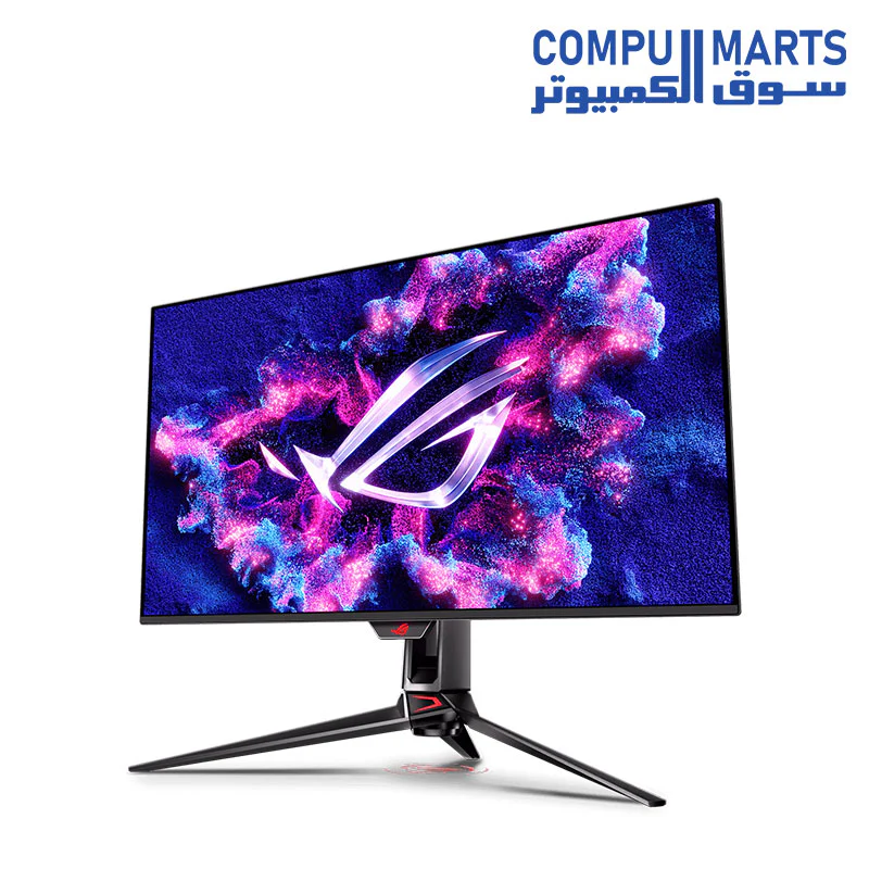 ASUS ROG Swift OLED PG32UCDM gaming monitor 32-inch (31.5 inch viewable) 4K (3840 x 2160) QD-OLED panel, 240 Hz, 0.03 ms (GTG), G-SYNC compatible, custom heatsink, graphene film, uniform brightness, 99% DCI-P3, True 10-bit, 90 W Type-C - Image 2