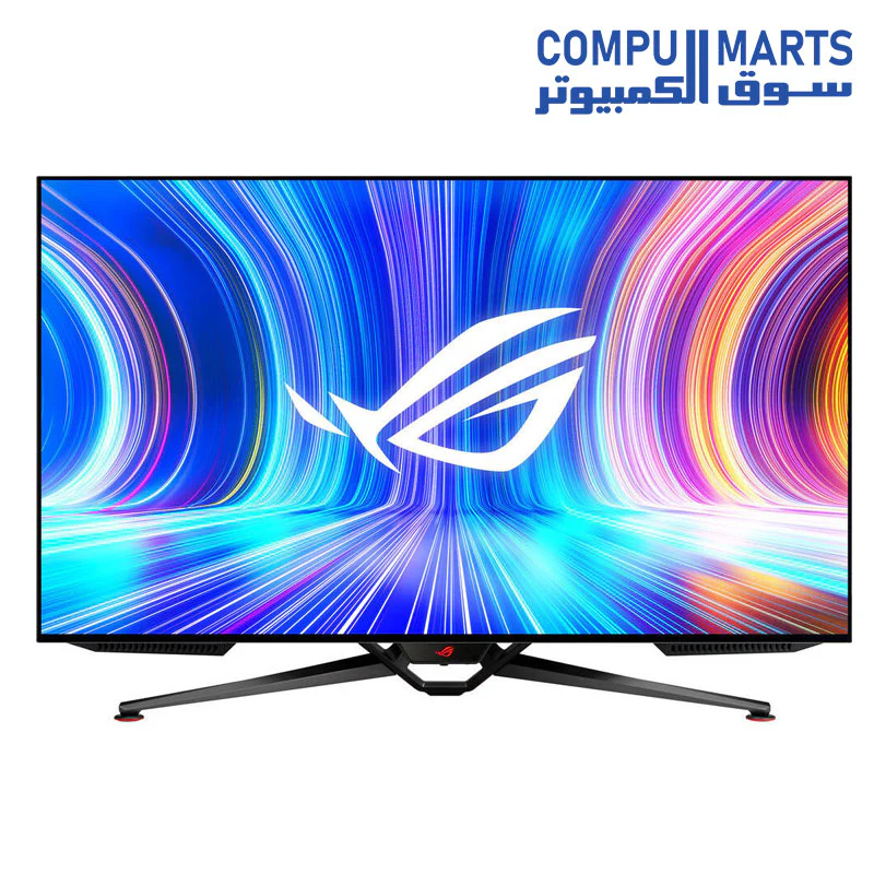 ASUS ROG Swift OLED PG42UQ Gaming Monitor, 41.5" 4K OLED (3840x2160), 138Hz Refresh Rate, 0.1ms Response Time, 220W Power,1.07Bn Colors, 2 Speakers, 2*HDMI 2.1/DP 1.4, 4*USB 3.2 — 90LM0850-B01170 - Image 2
