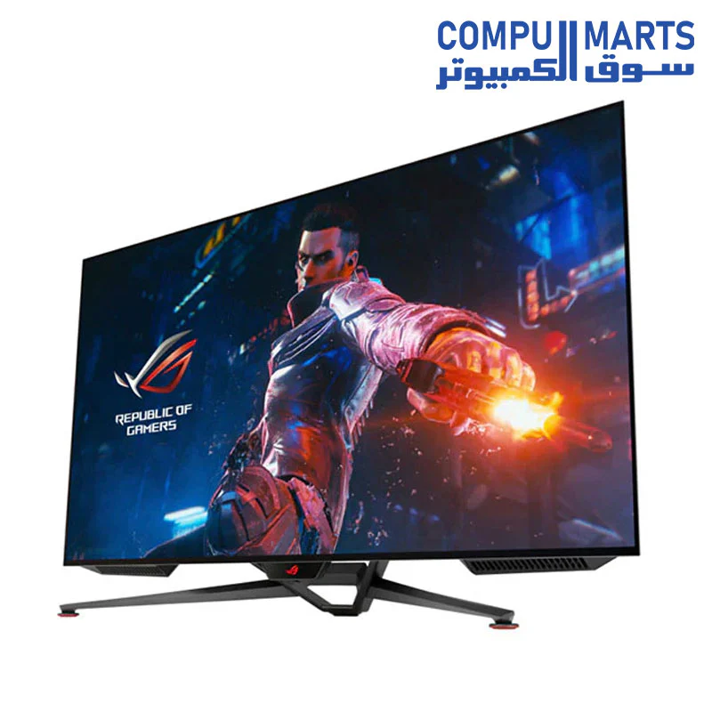 ASUS ROG Swift OLED PG42UQ Gaming Monitor, 41.5" 4K OLED (3840x2160), 138Hz Refresh Rate, 0.1ms Response Time, 220W Power,1.07Bn Colors, 2 Speakers, 2*HDMI 2.1/DP 1.4, 4*USB 3.2 — 90LM0850-B01170 - Image 3