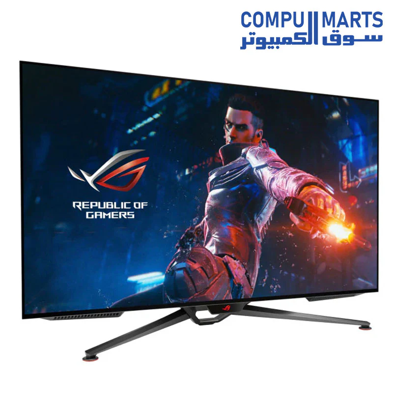 ASUS ROG Swift OLED PG42UQ Gaming Monitor, 41.5" 4K OLED (3840x2160), 138Hz Refresh Rate, 0.1ms Response Time, 220W Power,1.07Bn Colors, 2 Speakers, 2*HDMI 2.1/DP 1.4, 4*USB 3.2 — 90LM0850-B01170 - Image 4