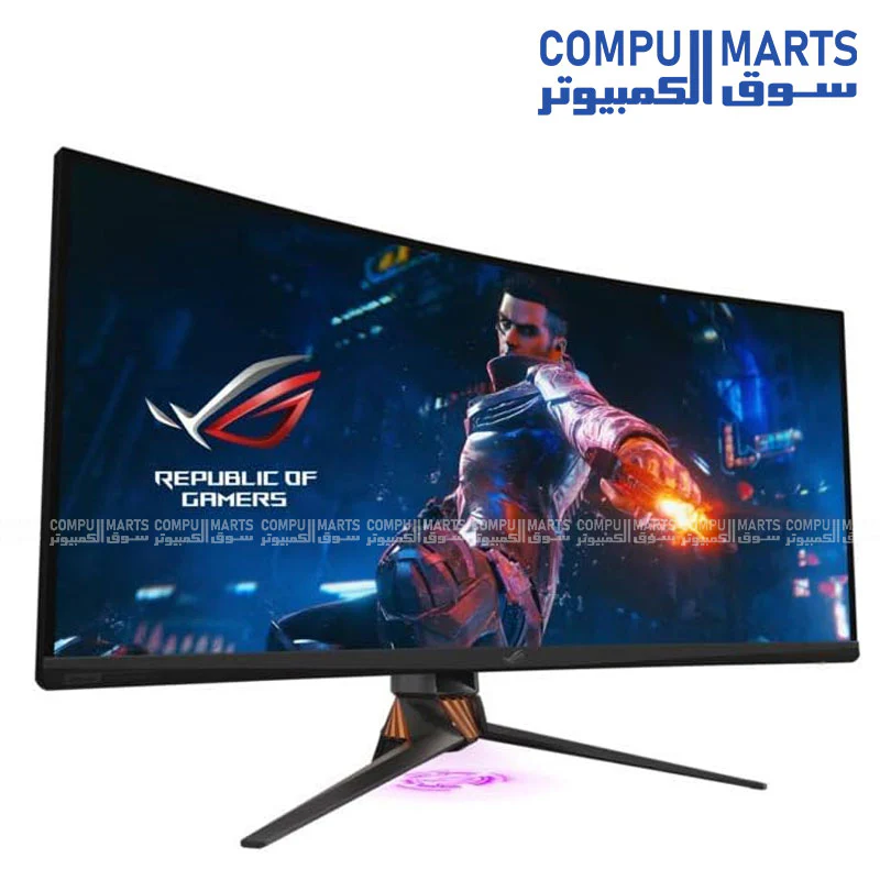 ASUS ROG Swift PG35VQ 35" UWQHD 200Hz HDR1000 Curved Gaming Monitor – VA Panel, G-SYNC Ultimate, 2ms GTG, 90% DCI-P3, USB Hub, Aura Sync - Image 2
