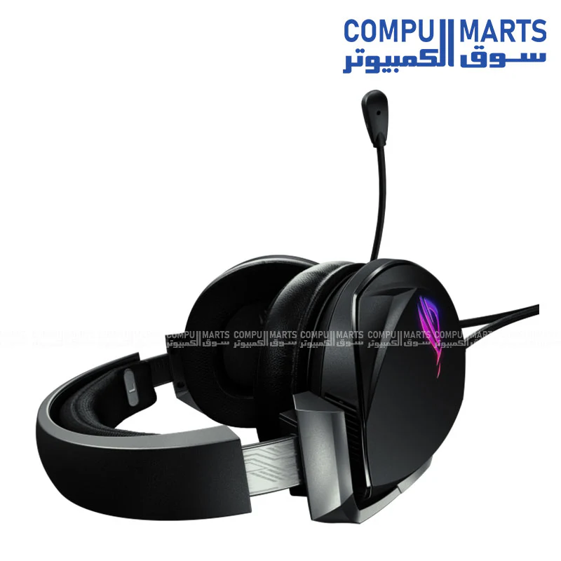 ASUS ROG Theta 7.1 Gaming Headset – USB-C/USB-A Wired, Hi-Fi DAC & Amp, AI Noise Cancelling Mic, RGB Aura, Multi-Platform Support - Image 2
