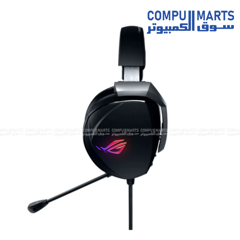 ASUS ROG Theta 7.1 Gaming Headset – USB-C/USB-A Wired, Hi-Fi DAC & Amp, AI Noise Cancelling Mic, RGB Aura, Multi-Platform Support - Image 3