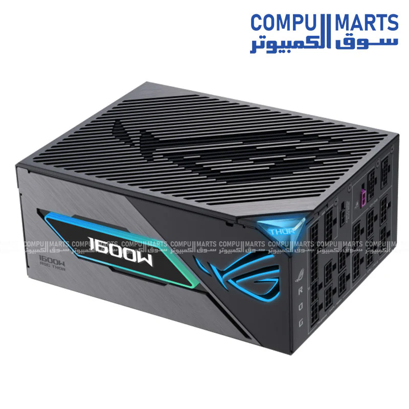 ASUS ROG THOR 1600W Titanium III Power Supply – ATX 3.1 – 80 Plus Titanium – Fully Modular – ARGB – 0dB Mode – PCIe 16-pin – Premium High-End PSU - Image 2