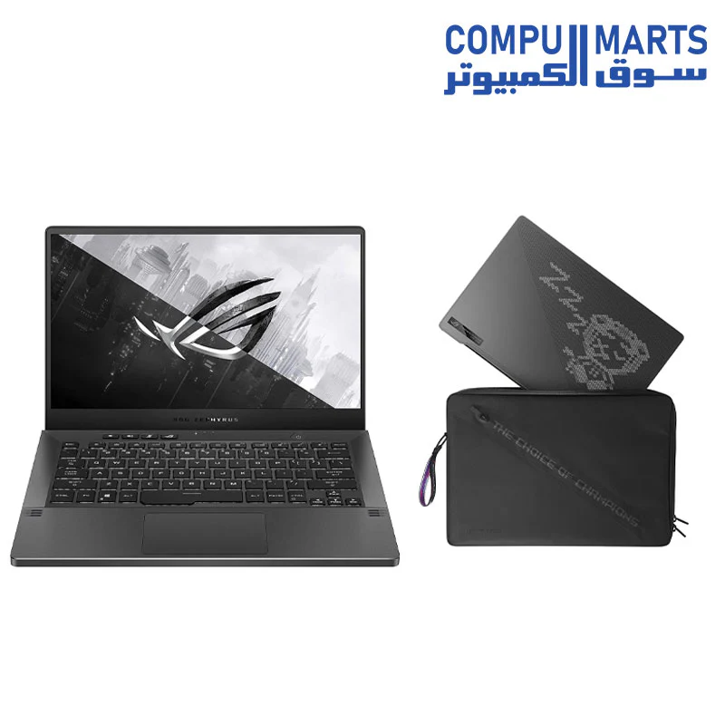 ASUS ROG Zephyrus G14 (2021), 14 INCH  WQHD 120Hz, Ryzen 9 5900HS, RTX 3060 6GB  Gaming Laptop (16GB/1TB SSD/Office 2019/Windows 10/Eclipse Gray/Anime Matrix/1.7 Kg), GA401QM-K2012T - Image 2