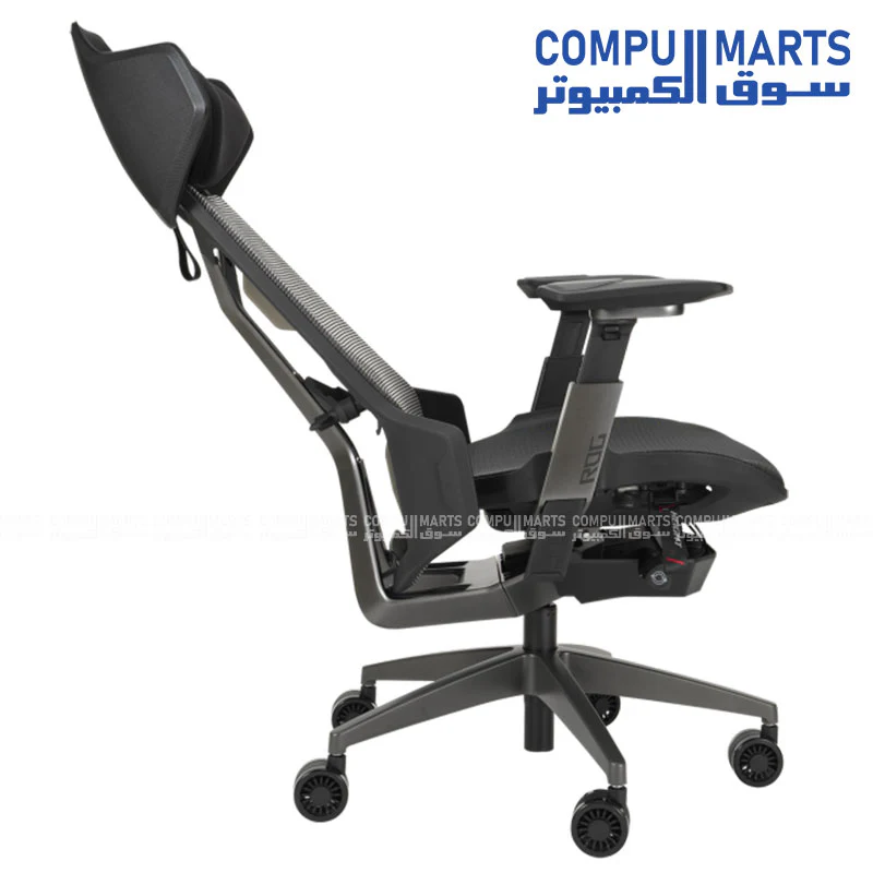 ASUS SL400 ROG Destrier Ergo Gaming Chair – 3D 360° Armrest, Adjustable Lumbar, 90–135° Tilt, 150KG Max Load (Black) - Image 2