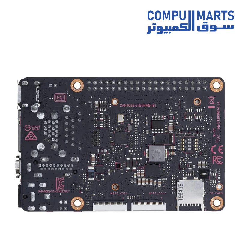 ASUS Tinker Edge T SoC 1.5GHz Quad Core CPU, GC7000 Lite Graphics, 1GB LPDDR4 & 8GB eMMC Mini Motherboard - Image 3