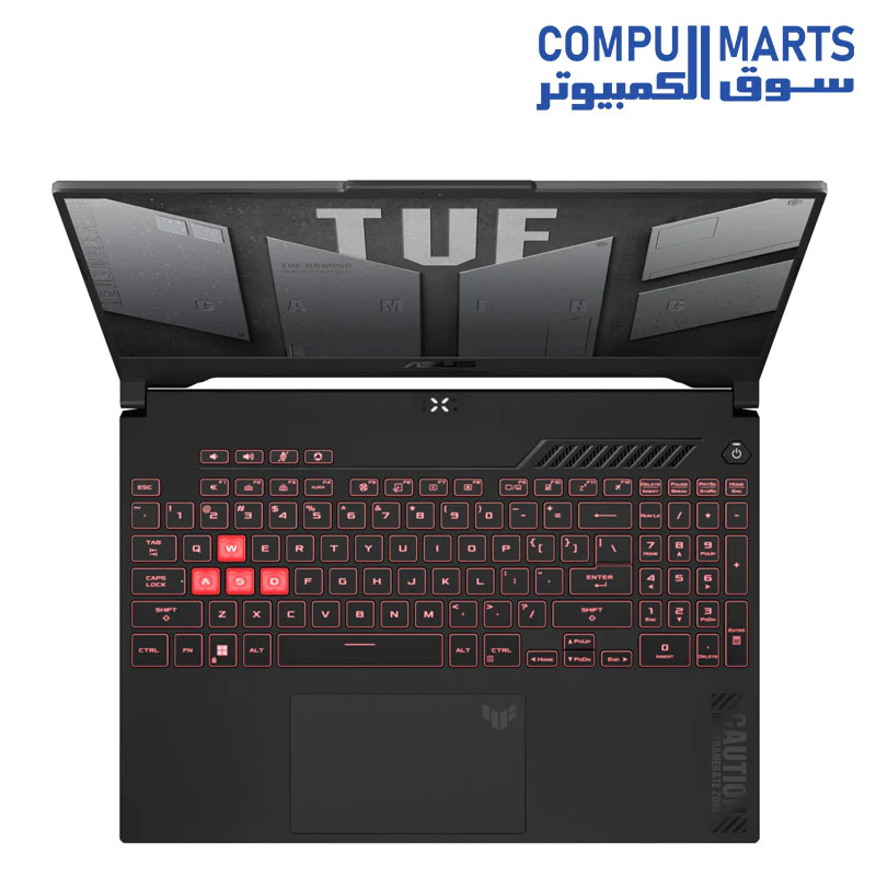 ASUS TUF A15 FA507NVR-LP007W Gaming Laptop AMD Ryzen 7 7435HS 512GB  16GB RAM 15.6 FHD sRGB 100% 144Hz, NVIDIA GeForce RTX 4060 8GB GDDR6, Windows 11 - Jaeger Gray - Image 2