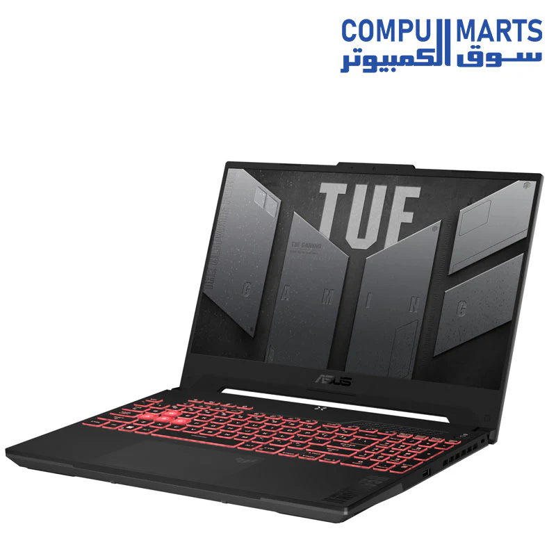 ASUS TUF A15 FA507NVR-LP007W Gaming Laptop AMD Ryzen 7 7435HS 512GB  16GB RAM 15.6 FHD sRGB 100% 144Hz, NVIDIA GeForce RTX 4060 8GB GDDR6, Windows 11 - Jaeger Gray - Image 3
