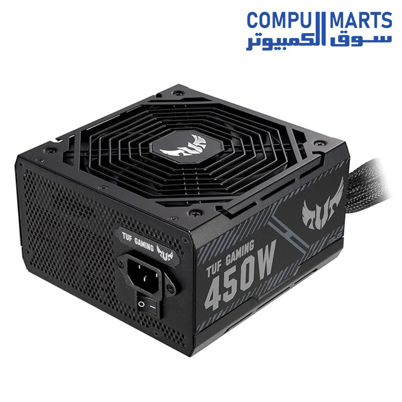 ASUS TUF Gaming 450W Bronze PSU (Power Supply, 80 PLUS Bronze, Military-grade Certification, Dual ball Fan Bearings, Protective PCB Coating, Axial-tech Fan Design, 0dB, 6-year warranty) - Image 3