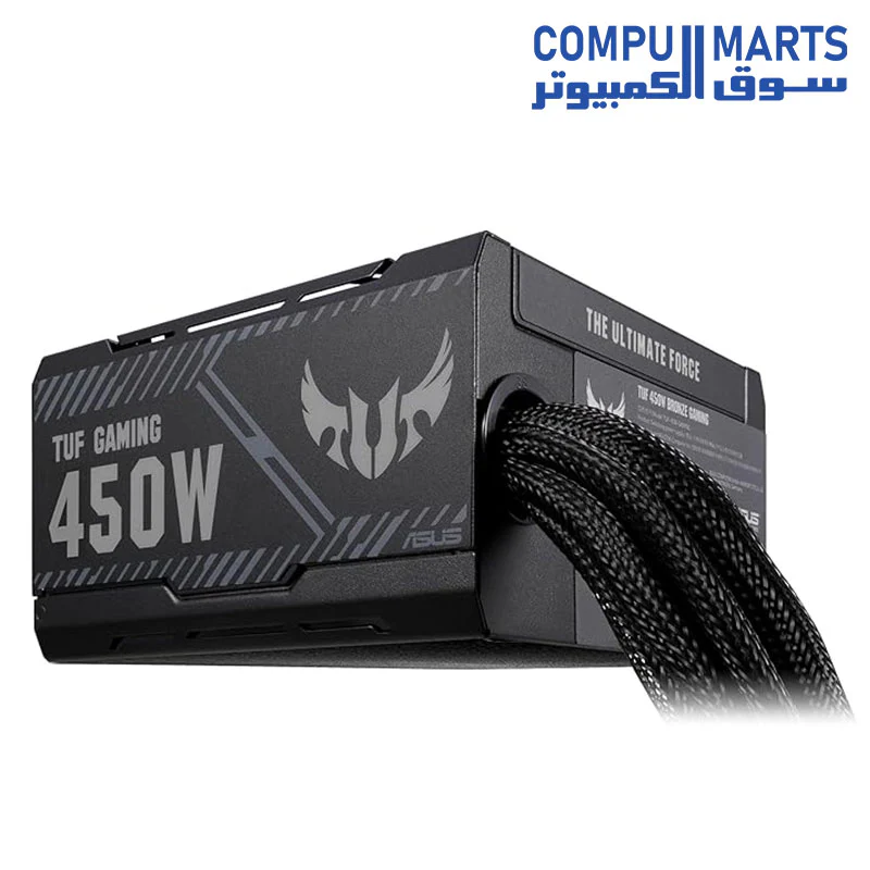 ASUS TUF Gaming 450W Bronze PSU (Power Supply, 80 PLUS Bronze, Military-grade Certification, Dual ball Fan Bearings, Protective PCB Coating, Axial-tech Fan Design, 0dB, 6-year warranty) - Image 4