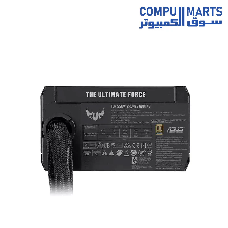 ASUS TUF GAMING 550B 550W Bronze Power Supply - Image 4