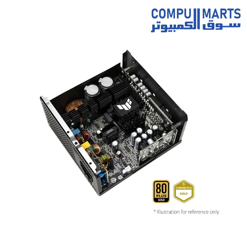 ASUS TUF Gaming 750W Gold (750 Watt, Fully Modular Power Supply, 80+ Gold Certified, ATX 3.0/3.1 Compatible, Military-Grade Components, Dual Ball Bearing, Axial-tech Fan, PCB Coating, 10 Year Warranty) - Image 2