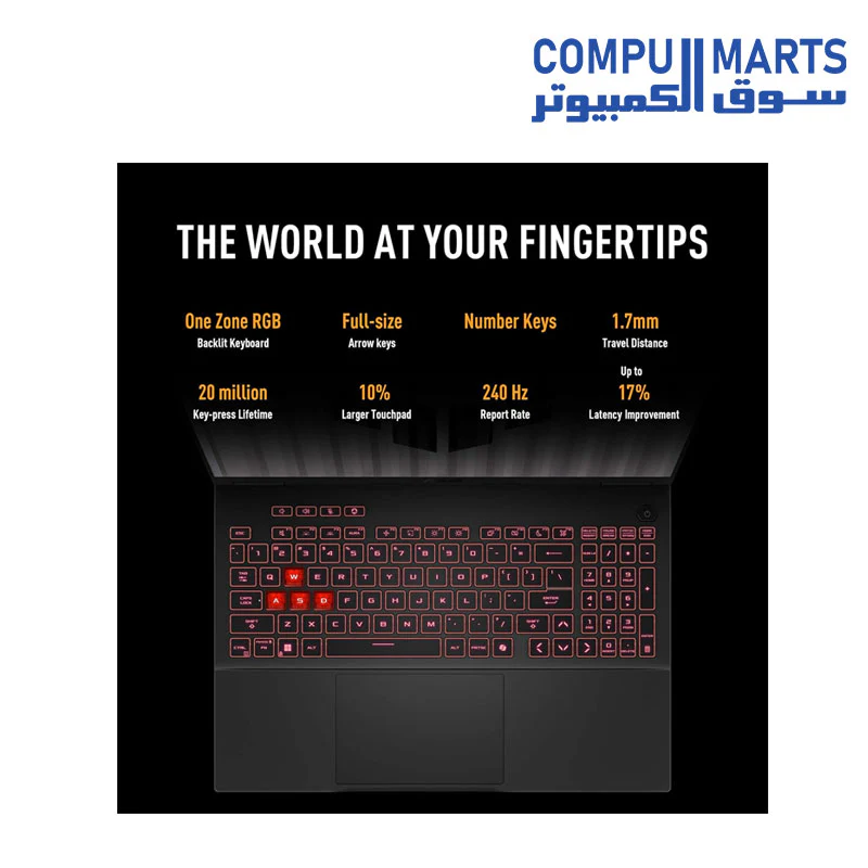 ASUS TUF Gaming A16 (2024) FA608WI-AB96AMD Ryzen AI 9 HX 370, NVIDIA GeForce RTX 4070, 32GB LPDDR5X, 1TB SSD, Wi-Fi 6E, Windows 11 - Image 4