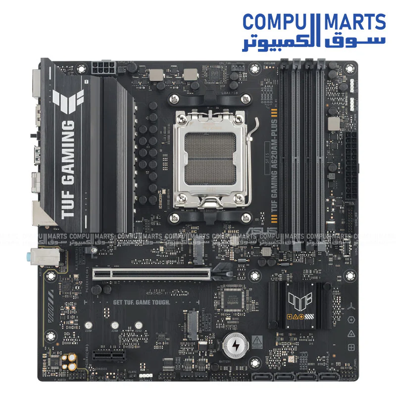 ASUS TUF GAMING A620AM-PLUS Micro-ATX Motherboard – AMD Socket AM5 – DDR5 – PCIe 4.0 – Aura Sync - Image 2