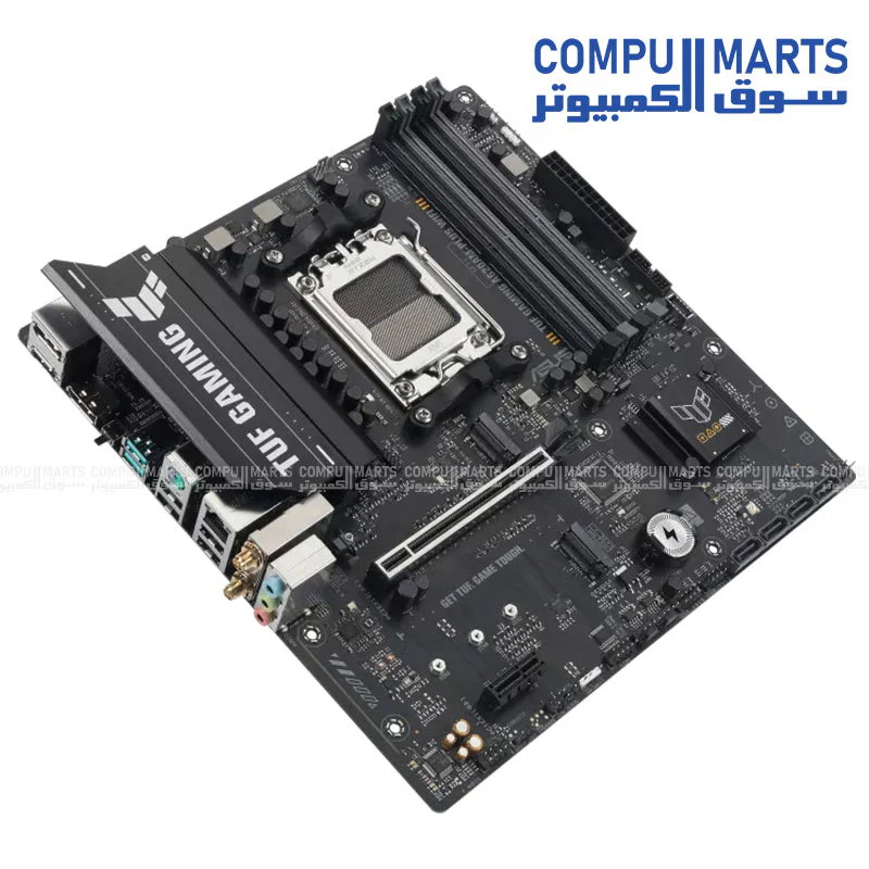ASUS TUF GAMING A620AM-PLUS WIFI Motherboard – AM5 Socket – DDR5 7600+ – PCIe 4.0 – Dual M.2 – WiFi 6 – 2.5Gb LAN – Aura Sync – micro-ATX - Image 3