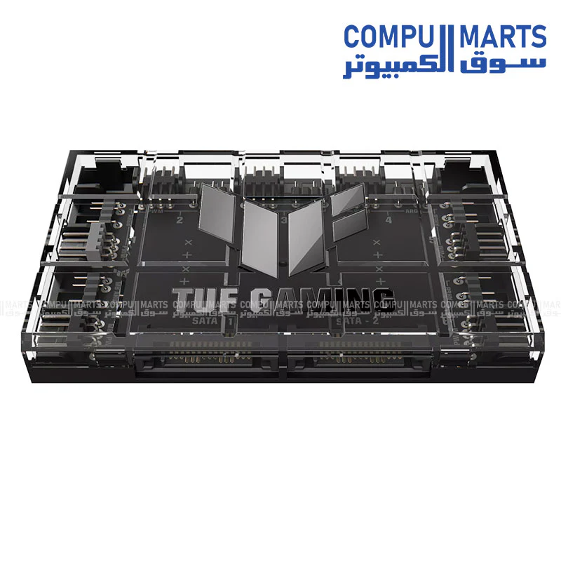 ASUS TUF Gaming ARGB PWM Fan Hub – 6-Port PWM & ARGB Control – SATA Power - Image 4