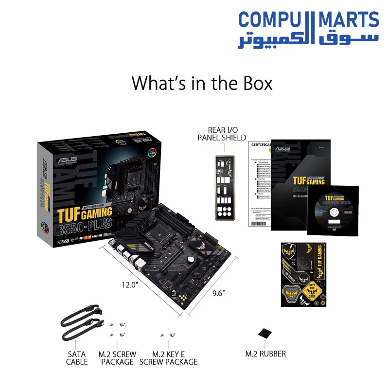 ASUS TUF Gaming B550-PLUS AMD AM4 Zen 3 Ryzen 5000 & 3rd Gen Ryzen ATX Gaming Motherboard - Image 4