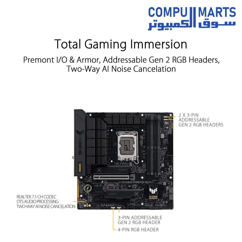 ASUS TUF GAMING B760M-PLUS WIFI D4 - Image 4