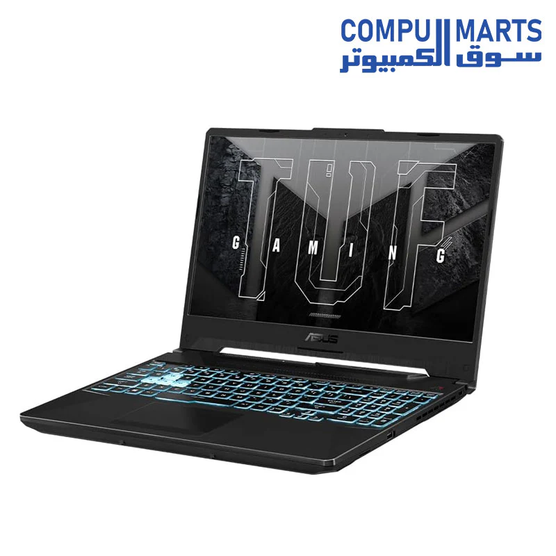 ASUS TUF Gaming F15 FX506HE-HN018W Graphite Black i7-11800H CPU 2.3GHz, 8GB RAM, 512GB SSD, NV RTX 3050 Ti, 4GB VRAM 15.6’’FHD 144Hz, HD Webcam, WIN11, Backlit-Eng-Arb-KB - Image 2