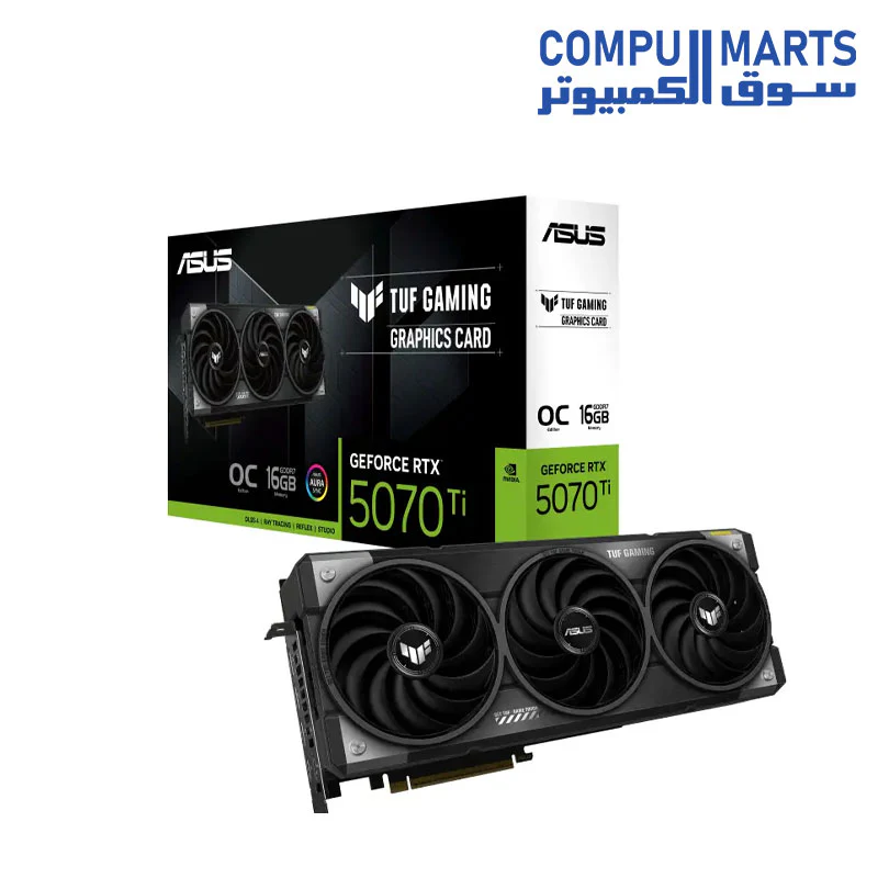 ASUS TUF Gaming NVIDIA GeForce RTX 5070 Ti 16GB GDDR7 OC Edition Graphics Card - 90YV0MD0-M0NA00 - Image 2