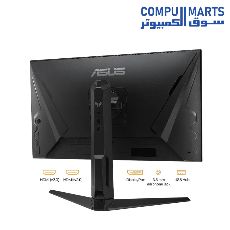 Asus TUF Gaming VG27AQML1A Gaming Monitor - 27-inch, QHD (2560x1440), Overclock to 260Hz (native 240Hz), ELMB Sync, Freesync Premium, 1ms (GTG), Variable Overdrive,100% sRGB, DisplayHDR 400 - Image 5