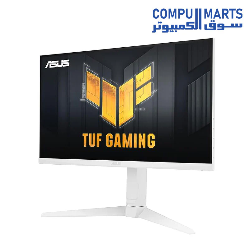 ASUS TUF Gaming VG27AQML1A-W - 27 Inch WQHD Monitor - 260 Hz, 1ms GtG, G-Sync, FreeSync, Adaptive Sync, ELMB, DisplayHDR 400 - Fast-IPS Panel, 16:9, 2560x1440, USB Hub, DP, HDMI, Ergo., Speaker, White - Image 2