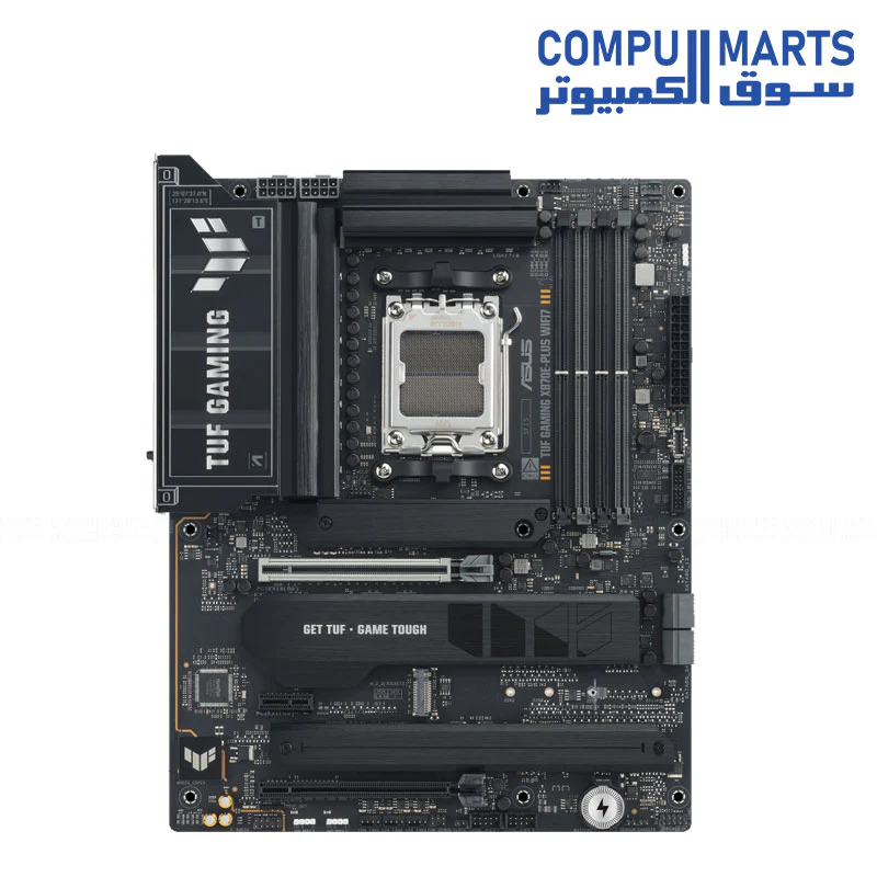 ASUS TUF GAMING X870E-PLUS WIFI 7 Motherboard AM5 DDR5- PCIe 5.0- USB 4.0- 2.5G LAN - Image 3