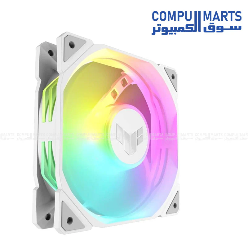 ASUS TUF Gaming TF120 ARGB Fan – 120mm – Advanced FDB Bearing – 1900 RPM – 76 CFM – AURA Sync – Single Pack - Image 3