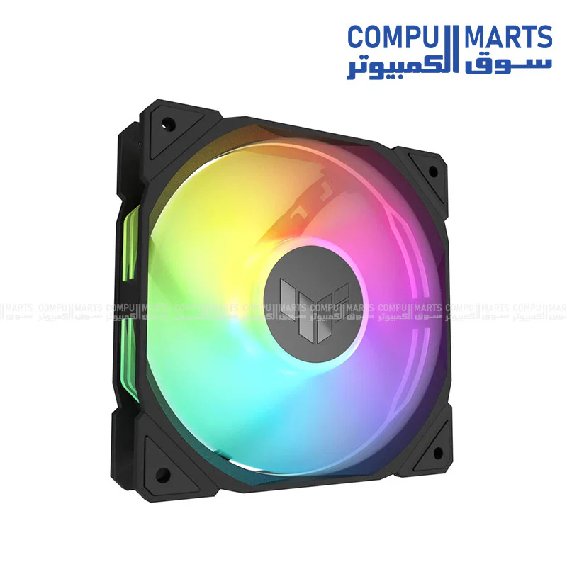 ASUS TUF Gaming TF120 ARGB Fan – 120mm – Advanced FDB Bearing – 1900 RPM – 76 CFM – AURA Sync – Single Pack - Image 5