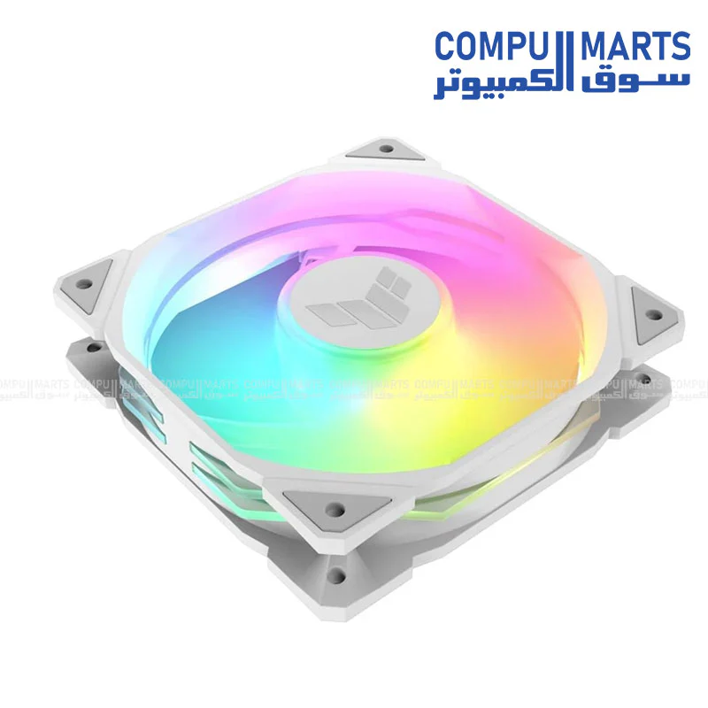 ASUS TUF Gaming TF120 ARGB Fan – 120mm – Advanced FDB Bearing – 1900 RPM – 76 CFM – AURA Sync – Single Pack - Image 6