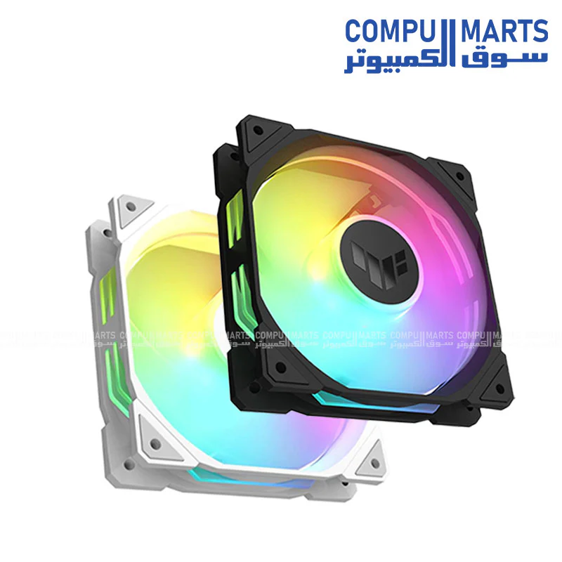 ASUS TUF Gaming TF120 ARGB Fan – 120mm – Advanced FDB Bearing – 1900 RPM – 76 CFM – AURA Sync – Single Pack - Image 7