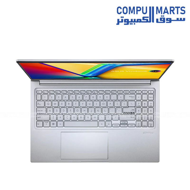 ASUS Vivobook 15 OLED X1505VA-L1019W – i9-13900H, 16GB DDR4, 1TB SSD, 15.6" FHD OLED, Fingerprint, Backlit KB, Windows 11 – Cool Silver - Image 4