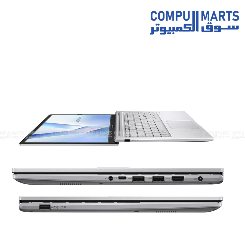 ASUS Vivobook 15 X1504VA-NJ083W – 15.6” FHD, Intel Core i3-1315U, 8GB RAM, 256GB SSD, Windows 11 Home – Cool Silver - Image 3