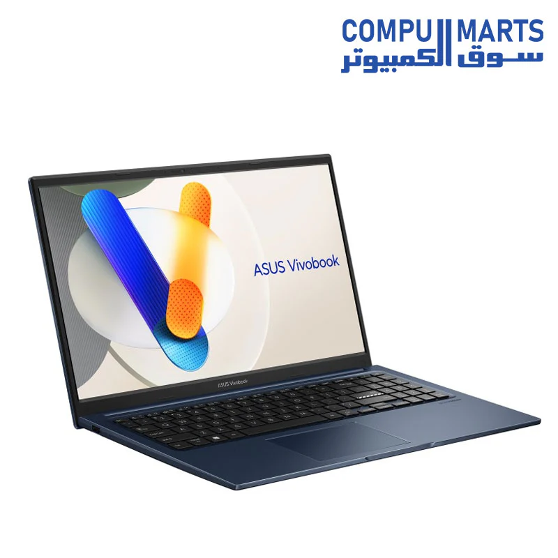 ASUS Vivobook 15 X1504ZA-NJ003W Laptop Intel CORE i3-1215U ,4GB RAM DDR4 , 256GB SSD ,Intel Iris Xe Graphics 15.6-Inch FHD Win11 Quite Blue - 90NB1021-M00CE0 - Image 2