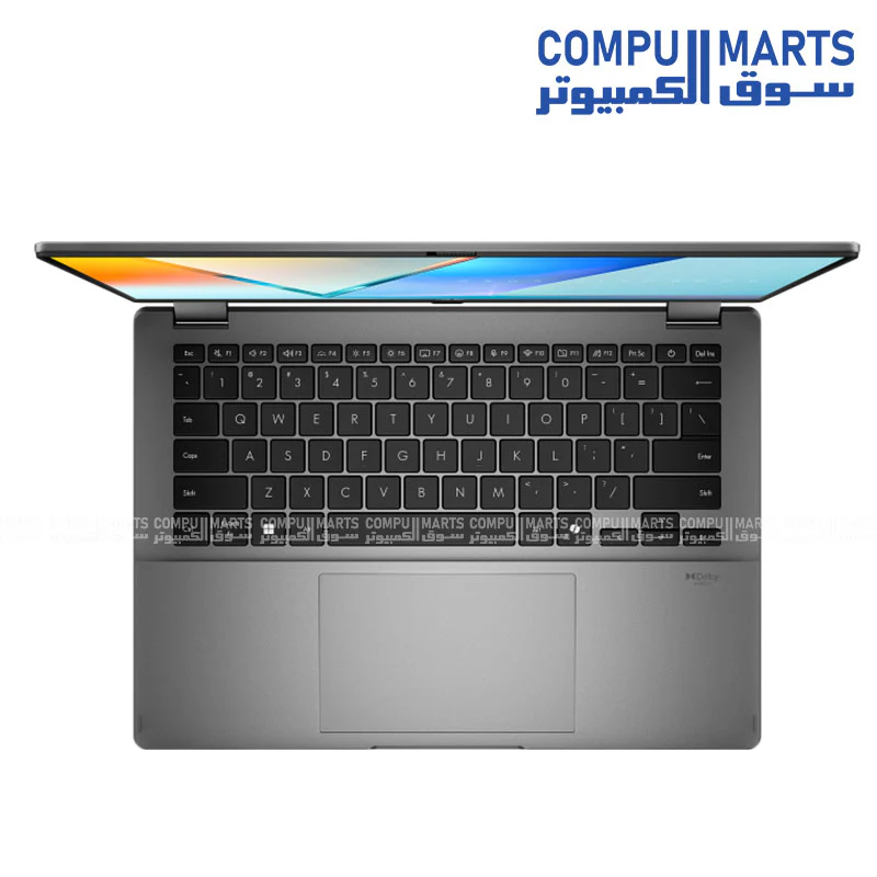 ASUS Vivobook 14 Flip TP3407SA-QL039W – Ultra 7 256V – 16GB – 512GB – Intel Arc – 14 Inch Oled Touch Screen – Windows 11 Touch & Pen – Matte Gray - Image 3