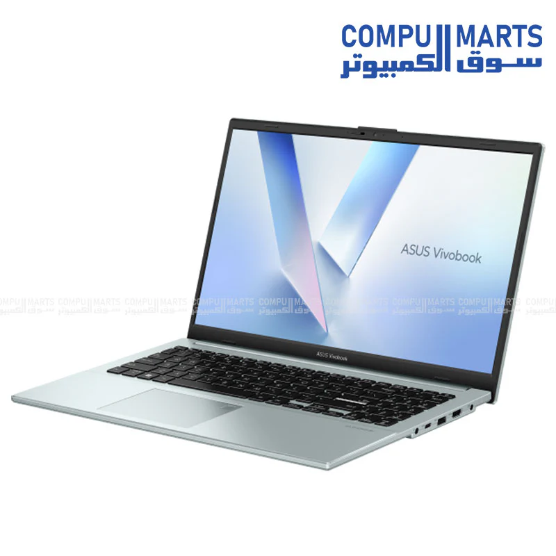 ASUS Vivobook Go 15 E1504FA-BQ823W Laptop – Ryzen 3 7320U / 8GB LPDDR5 / 256GB NVMe SSD / Radeon Graphics / 15.6" FHD IPS / Windows 11 – Green Gray - Image 3